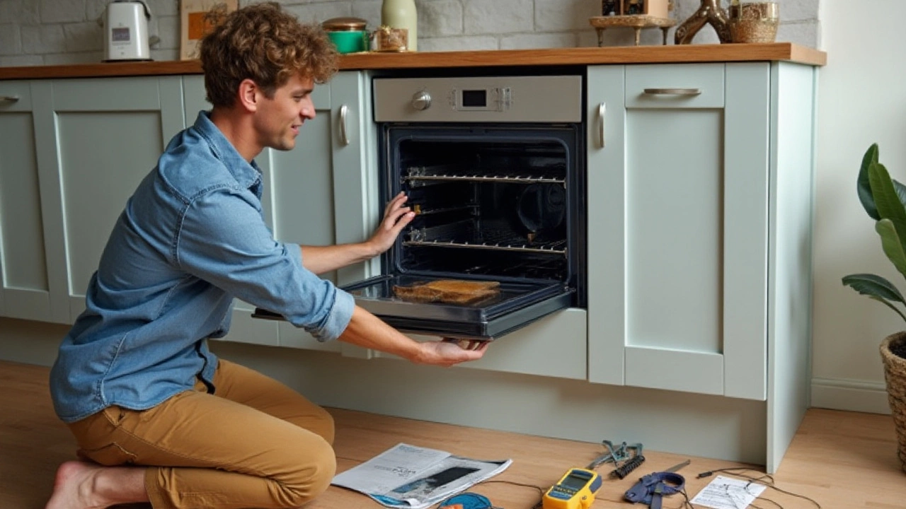 Disconnecting the Old Oven