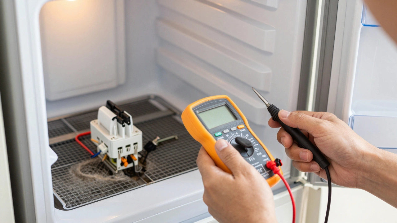 DIY freezer repair: testing thermostat and cleaning coils
